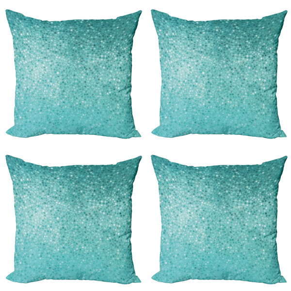 Turquoise sequin throw pillows hot sale